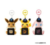 Pokémon TCG Mascotte Portamonete Peluche Eevee Pikachu Mew Set di 3 Pokemon C...
