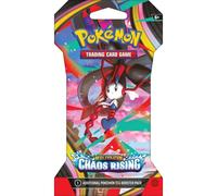 POKEMON TCG Mega Evolution Chaos Rising con Maniche Pacchetto Booster 10 Carte