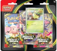 Pokémon TCG: Mega Evolution-Perfect Order Confezione tripla (1 carta promozionale Foil e 3 buste di espansione)