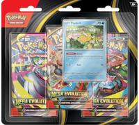 Pokémon TCG: Mega Evolution Triple Pack - Psyduck (1 scheda promozionale in alluminio e 3 pacchetti di rinforzo)