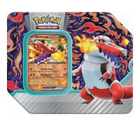 Pokemon TCG: Paldea Partners Skeledirge Ex Tin - 5 pacchetti Promozioni