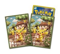 Pokémon TCG Pikachu's Gift Sleeves Bustine Protettive 64x Center