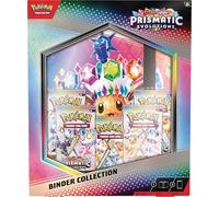 Pokémon TCG: Raccoglitore Prismatic Evolutions, colore scarlatto e viola (raccoglitore con 378 tasche e 5 buste di espansioni)