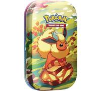 Pokémon TCG: Scarlatto & Viola - Evoluzioni Prismatiche Mini Tin - Flareon (2 Booster Pack & 1 Moneta)