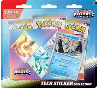 Pokemon TCG Scarlet and Viola 8.5 Prismatic Evolutions Tech Sticker Collection (promozione casuale)