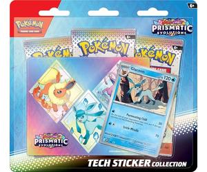 Pokemon TCG Scarlet and Viola 8.5 Prismatic Evolutions Tech Sticker Collection (promozione casuale)