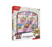 Pokemon TCG Scarlet & Violet 151 Alakazam ex Box Con 4 Boosters E Set Promo