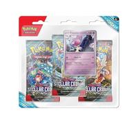 Pokemon TCG Scarlet & Violet 7 - Stellar Crown - 3-Pack (Pack of 12)