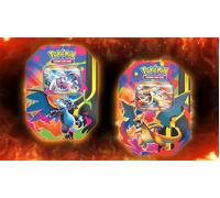 Pokemon TCG Tin da Collezione MEGA Charizard X EX + Charizard Y EX ITA ITALIANO