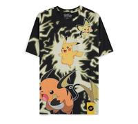 Pokémon Team Uomo T-Shirt Multicolore M 100% Cotone Regular