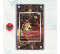 Pokémon Teca Magnetica Acrilico Extended Art - Meowth DRI 203 | Display Case