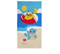 POKEMON Telo Mare Spiaggia Bagno Beach Towel - 100% cotone - Dimensioni 70x140cm - POK-409