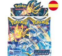Pokemon Trading Card Game Sword & Shield Silver Tempest Booster Box Trading Cards Spanish Multicolor