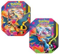 Pokemon Tin da Collezione Mega Charizard X-Ex & Y-Ex - Bundle 2Pz- ITALIANO