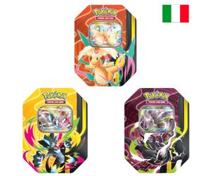 Pokemon Tin da Collezione Megaforze- Bundle 3Pz - Prevendita 28/08
