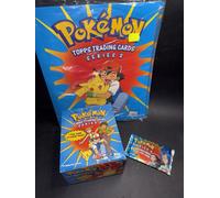 Pokemon Topps Series 2 Factory sealed Booster Box 36 Packs + Album 2000