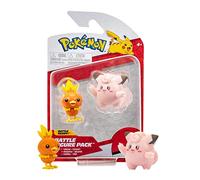 Pokemon Torchic Clefairy Battle Feature 2 Figure Set Action Ready
