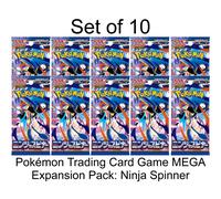 Pokémon Trading Card Game MEGA Expansion Pack: Ninja Spinner Set di 10 Pre-Order