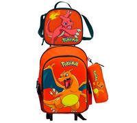 CYPBRANDS Set Zaino Set Zaino Unisex Bambini, arancione, Medio, Casual