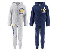 Pokémon - Tuta Bambino 4-12 Anni in Misto Cotone | Completo con Felpa Cappuccio Zip e Pantalone Morbido - Grafica Pikachu [10290 Blu Navy - 10 anni]