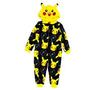 Pokémon - Tutina con Cappuccio per Ragazzi o Ragazze, Pikachu, 9-10 Anni