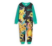 Pokémon Tutina con Cerniera Multicolore per Ragazzi Pikachu Charizard Dragonite | Pigiama e Abbigliamento da casa in Micropile a Maniche Lunghe | Merchandising