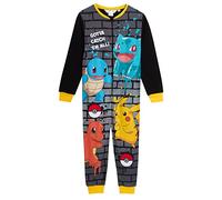 Pokémon Tutina per Bambini all in One Pikachu Pigiama Pile Ragazzi Pjs Ragazze Pigiami Unisex Loungewear