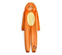 Pokémon Tutina per Bambini Charmander | Pigiama con Cappuccio con Stampa Grafica del Personaggio Charmander per Bambini in Arancione | Pigiama da Notte per Bambini