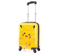 Pokémon Valigia Bagaglio A Mano Pikachu Trolley Cabina da Viaggio 4 Ruote 49x33x22cm 30L Accessori Viaggio Regali per Gamer