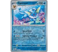 Pokemon - Vaporeon 022/131 Prismatic Evolutions - Carta singola Reverse Foil