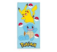 Pokemon Velour Pikachu & Squirtle 75 x 150 cm