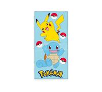 Pokemon Velour Pikachu & Squirtle 75 X 150 Cm Herding