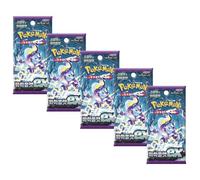 Pokemon Violet EX SV1V - Confezione da 5 carte coreane coreane, scarlatto e viola, 5 carte per confezione, autenticate da Titanio