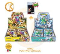 Pokemon Wild Force + Cyber Judge sv5K sv5M Booster Box SEALED Japanese
