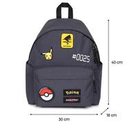 Pokemon x Eastpak Zaino EPABA31 24L / Patch Daypack / Edizione Limitata