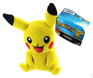 Pokemon XY Peluche Di 8" Pikachu Con Bocca Aperta