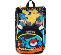 POKEMON zaino e astuccio scuola Seven elementari medie pikachu nero kit scuola