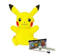 Pokemon Zaino per Ragazzi, Design Pikachu Zainetto Peluche 3D, Zaino da Viaggio per Bambino, Include Astuccio, Regalo per Ragazzi - Giallo