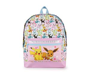 Pokémon Zaino scolastico Girls Pink Glitter | Eevee Besties progetta con Pikachu | Borsa da sogno per il divertimento senza fine e le giornate scolastiche e oltre