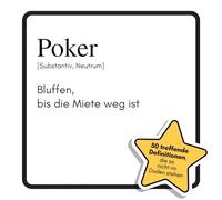 Poker: Bluffen, bis die Miete weg ist. Das lustige Geschenkbuch für Mann, Frau, Kollege, Freund zu Geburtstag, Weihnachten