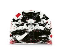 Poker Butterfly Black Cat Portatovaglioli in acrilico per esterni sala da pranzo titolari autoportanti per tovaglioli di stoffa decorazione della casa all'aperto sala da pranzo confezione da 2