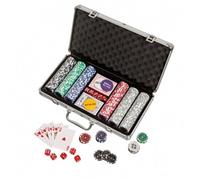 Poker Chips - Valigetta In Alluminio - 300 Casino Poker Chips
