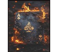 Poker Composition Notebook 7.5x9.25: Poker Notebook for any kind of use by Poker Lovers, Poker Players, and More...Track what you Learn, Keep Data and Stats, or Keep a Log.