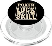 Poker Is Not Luck Its A Skill PopSockets PopGrip per MagSafe