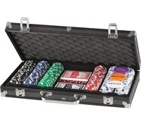 Poker-Koffer Con 300 Poker-Chips Jetons E Carte da Gioco Premium Set Casino