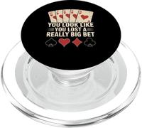 Poker Player Cards Casino Vintage Giocatore Carte Divertente PopSockets PopGrip per MagSafe