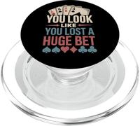 Poker Player Cards Casino Vintage Giocatore Carte Divertente PopSockets PopGrip per MagSafe
