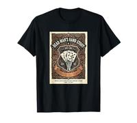 Poker Player Dead Man's Hand Stout Aces Otto Etichetta Birra Maglietta