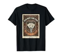 Poker Player Dead Man's Hand Stout Aces Otto Etichetta Birra Maglietta