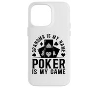 Poker Player nonna è il mio nome Poker è il mio gioco Poker Custodia per iPhone 14 Pro Max